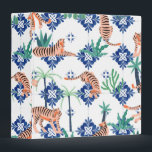 Tigers in Morocco 3 Ring Binder<br><div class="desc">Tigers in Morocco illustration & pattern</div>