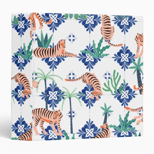 Tigers in Morocco 3 Ring Binder (Front/Spine)
