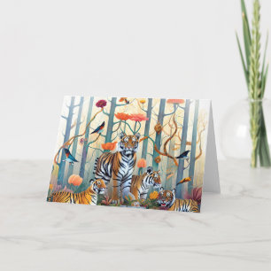 Tigers in the Forest Card