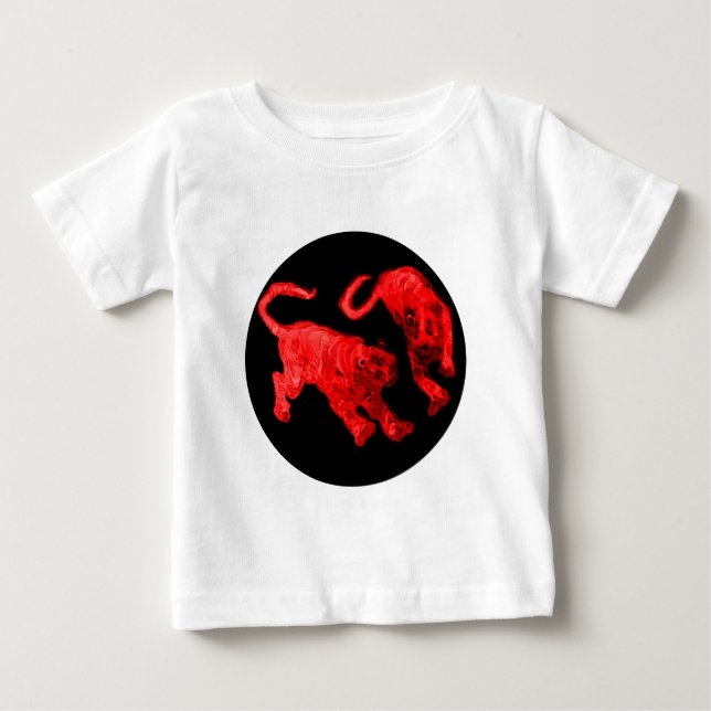 Tigers jGibney The MUSEUM Zazzle Baby T-Shirt (Front)