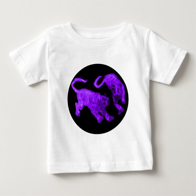 Tigers jGibney The MUSEUM Zazzle Baby T-Shirt (Front)