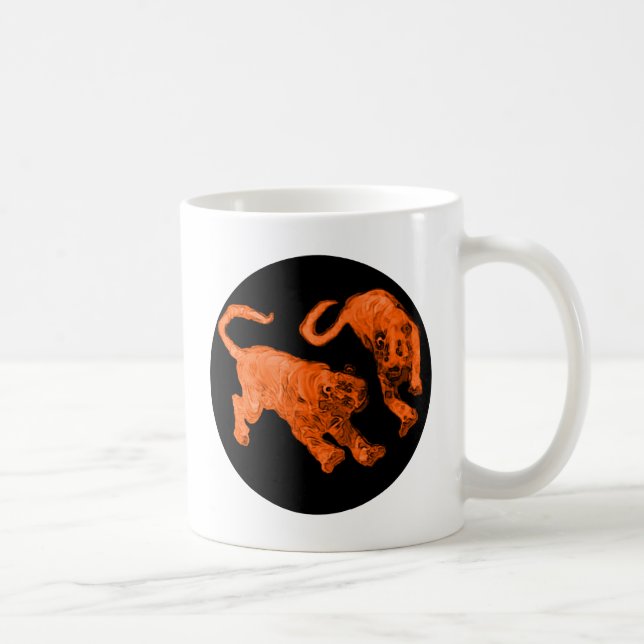 Tigers jGibney The MUSEUM Zazzle Coffee Mug (Right)