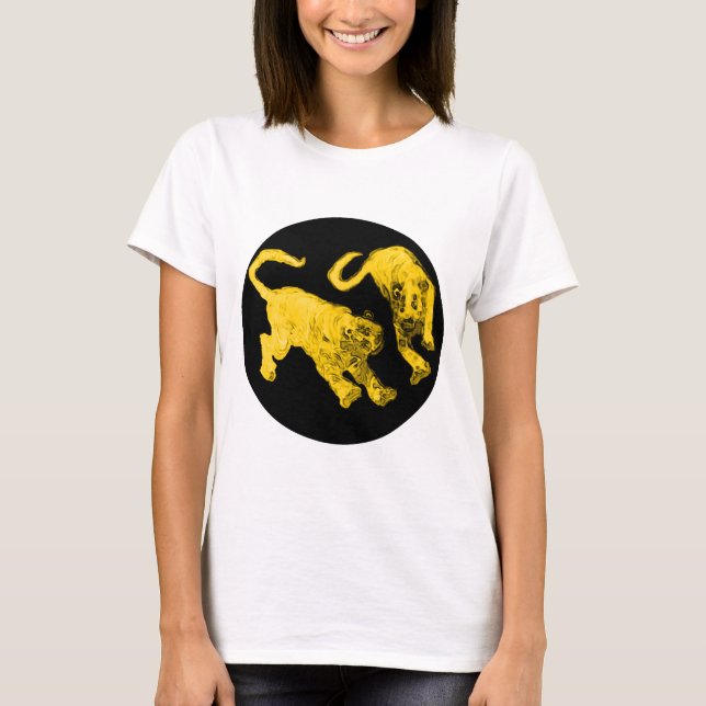 Tigers jGibney The MUSEUM Zazzle T-Shirt (Front)