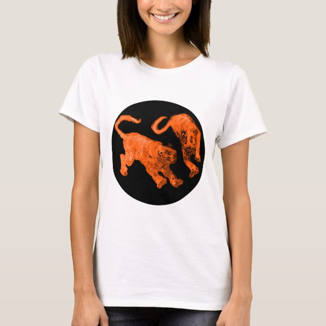 Tigers jGibney The MUSEUM Zazzle T-Shirt (Front)