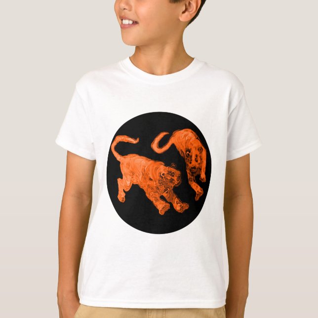 Tigers jGibney The MUSEUM Zazzle T-Shirt (Front)