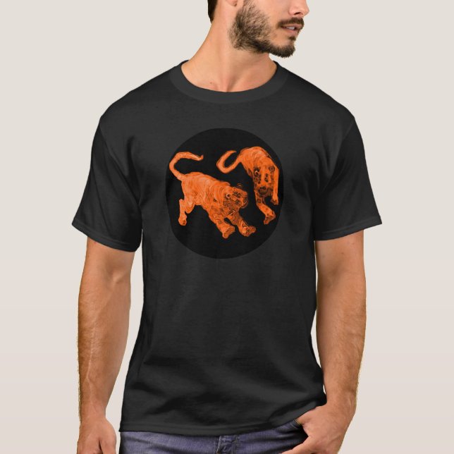 Tigers jGibney The MUSEUM Zazzle T-Shirt (Front)