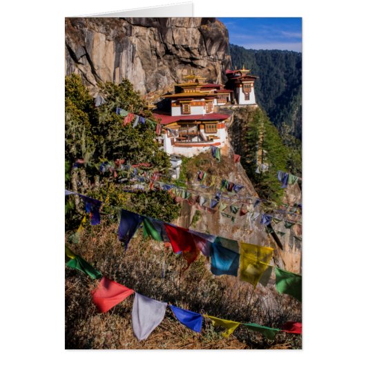 Tiger's Nest Monastery, Bhutan Cards (Front)