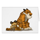 Tigers on a Card (Front Horizontal)