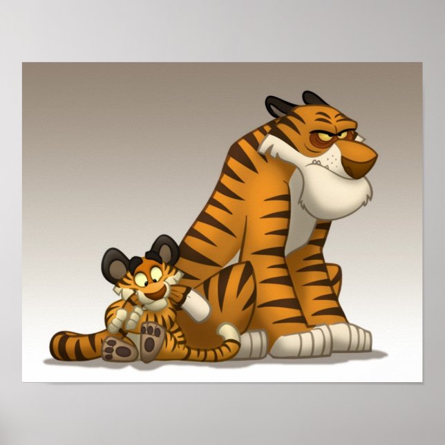 Tigers on a Poster (Front)