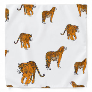 Tigers Pattern Bandana