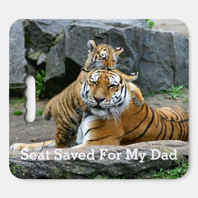 Tigers Playing Stadium Seat Cushion (Front Horizontal)