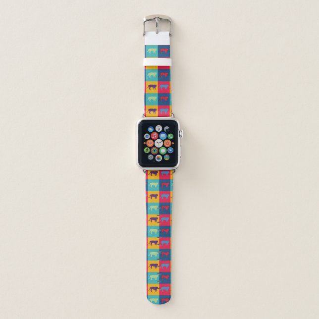 Tigers Pop art  Apple Watch Band (Front)