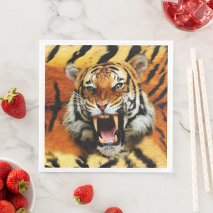Tiger's Roar Paper Dinner Napkins