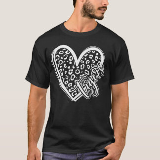 Tigers School Sports Faneam Spirit Mascot Cute gif T-Shirt