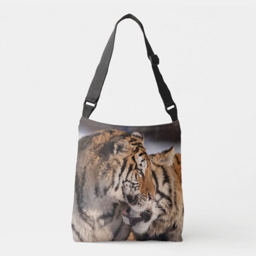 Tigers Showing Affection Crossbody Bag