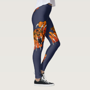 Tigers Sports Football Basketball Baseball Legging