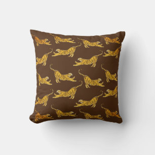 Tigers throw pillow