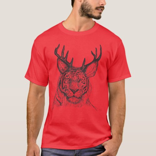 Tigers With Horns T_Shirt