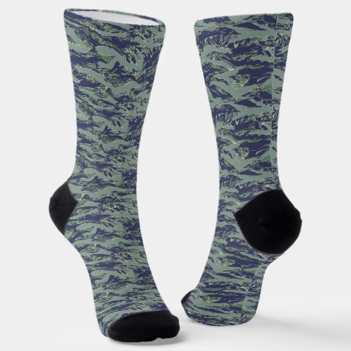 Tigerstripe Camouflage Military Pattern Socks