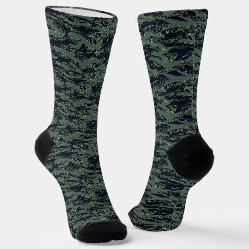 Tigerstripe Camouflage Military Pattern Socks