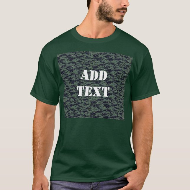 Tigerstripe Green Camouflage T-Shirt (Front)