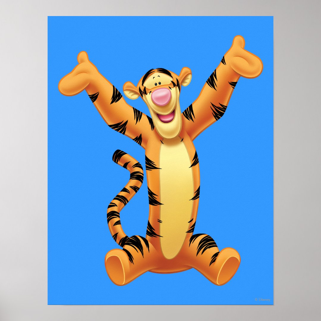 Tigger 8 Poster Zazzle