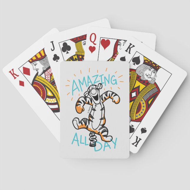 Tigger | Amazing All Day Playing Cards (Back)