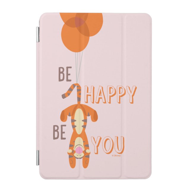 Tigger | Be Happy Be You Quote iPad Mini Cover (Front)