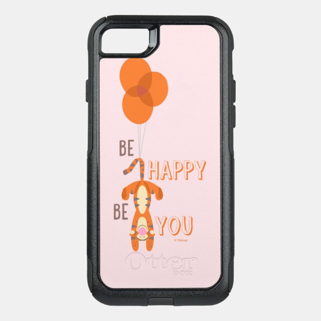 Tigger | Be Happy Be You Quote Otterbox iPhone Case (Back)
