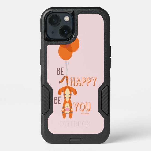 Tigger | Be Happy Be You Quote Otterbox iPhone Case (Back)