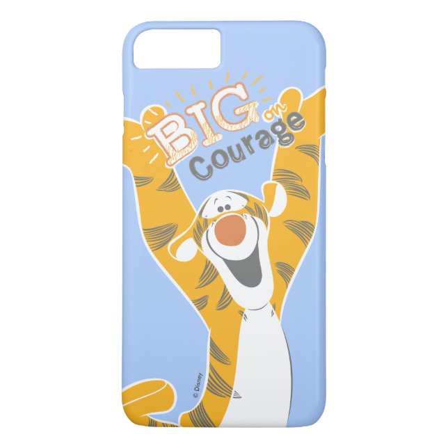 Tigger | Big Courage Case-Mate iPhone Case (Back)