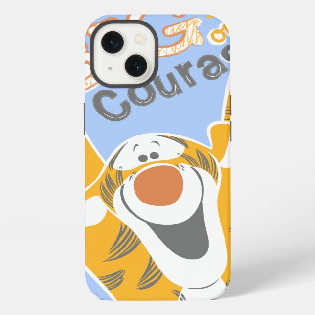 Tigger | Big Courage Iphone Case (Back)
