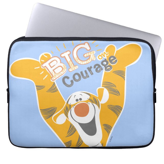 Tigger | Big Courage Laptop Sleeve (Front)