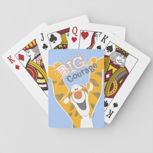 Tigger  Big Courage Poker Cards
