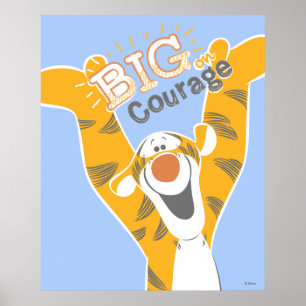 Tigger Big Courage Poster