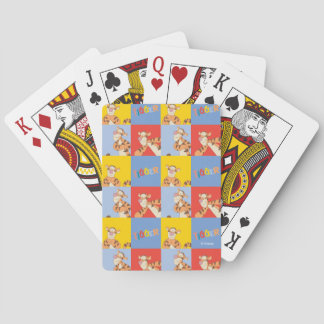 Tigger Bright Mosaic Pattern Playing Cards