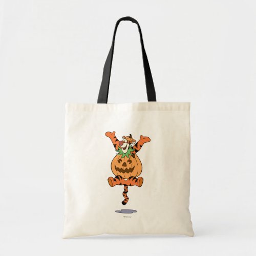 Tigger in Pumpkin Costume Tote Bag