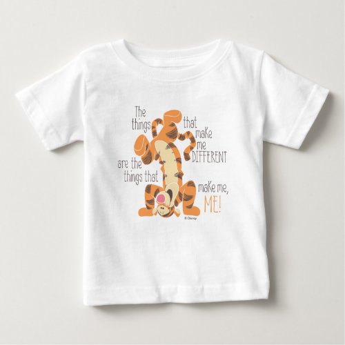 Tigger  Make Me Me Quote Baby T_Shirt