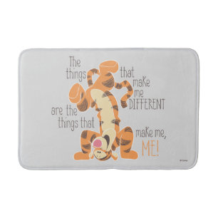 Tigger   Make Me, Me Quote Bathroom Mat