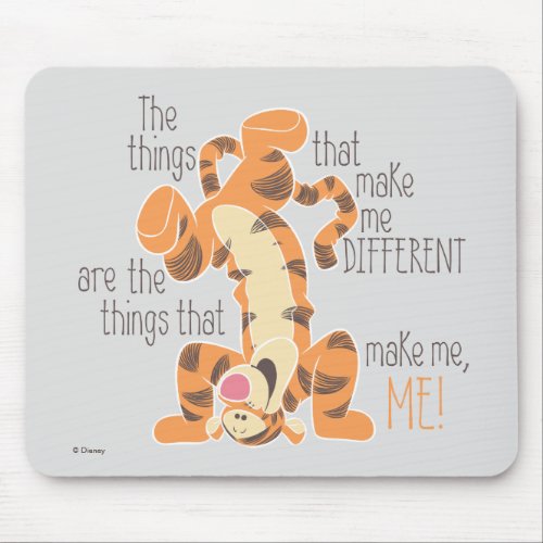 Tigger  Make Me Me Quote Mouse Pad