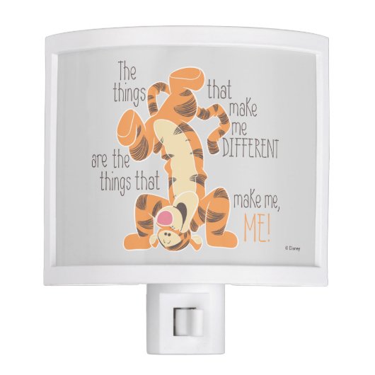 Tigger | Make Me, Me Quote Night Light (Front)