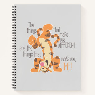 Tigger Make Me, Me Quote Notebook