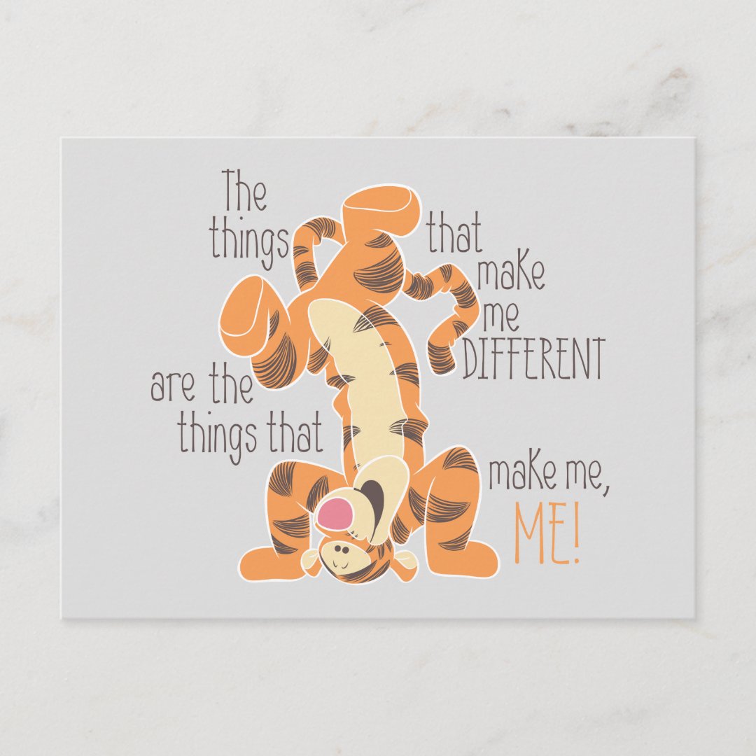 Tigger | Make Me, Me Quote Postcard