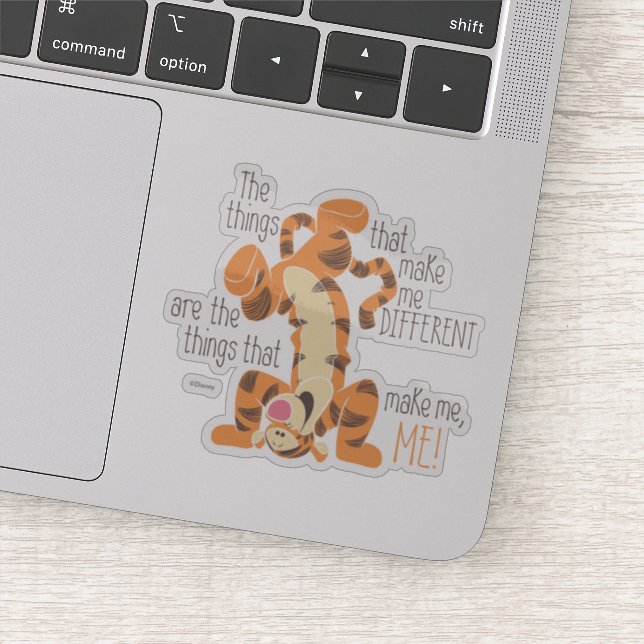 Tigger | Make Me, Me Quote Sticker (Detail)