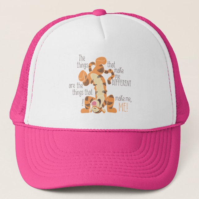 Tigger | Make Me, Me Quote Trucker Hat (Front)