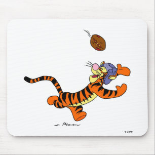 Tigger Playing Football Mouse Pad