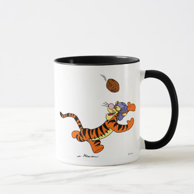 Tigger Playing Football Mug (Right)