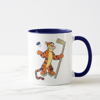 Tigger playing hockey mug