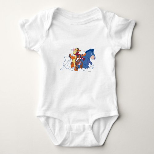 Tigger Roo and Eeyore Baby Bodysuit