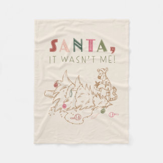 Tigger | Santa, It Wasn't Me Fleece Blanket
